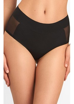 Figi damskie z wysokim stanem z elastycznej dzianiny Wonderful New, Kolor czarny, Rozmiar L, Marilyn ze sklepu Intymna w kategorii Majtki damskie - zdjęcie 188691716