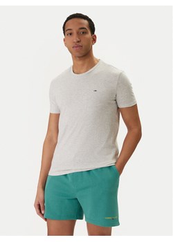 Tommy Jeans T-Shirt DM0DM20363 Szary Slim Fit ze sklepu MODIVO w kategorii T-shirty męskie - zdjęcie 188692235