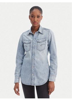 G-Star Raw Koszula jeansowa D27714-D539 Niebieski Slim Fit ze sklepu MODIVO w kategorii Koszule damskie - zdjęcie 188692236