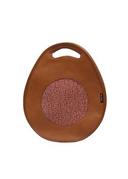 -brązowa torebka damska skórzana z funkcją plecaka Poly ze sklepu Słoń Torbalski w kategorii Torby Shopper bag - zdjęcie 188692666
