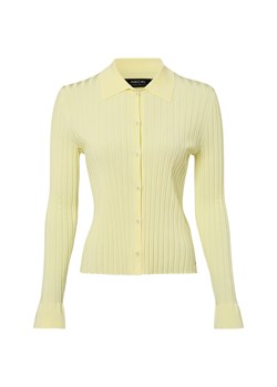 Marc Cain Kardigan damski Kobiety Sztuczne włókno cytrynowy wypukły wzór tkaniny ze sklepu vangraaf w kategorii Swetry damskie - zdjęcie 188692807