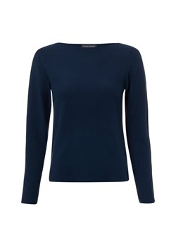 Franco Callegari Sweter damski z dzianiny Kobiety Bawełna (100%) granatowy wypukły wzór tkaniny ze sklepu vangraaf w kategorii Swetry damskie - zdjęcie 188692816