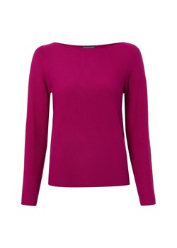 Franco Callegari Sweter damski z dzianiny Kobiety Bawełna (100%) malinowy wypukły wzór tkaniny ze sklepu vangraaf w kategorii Swetry damskie - zdjęcie 188692817