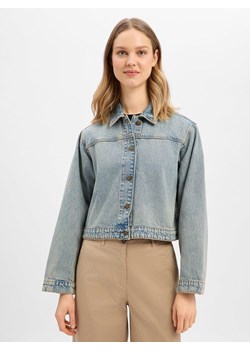 JJXX Damska kurtka dżinsowa - Norma Kobiety Bawełna (100%) bielony jednolity ze sklepu vangraaf w kategorii Kurtki damskie - zdjęcie 188692865