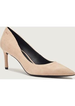 BOSS BLACK Szpilki Gracey_Pump70_SD | zamsz ze sklepu Gomez Fashion Store w kategorii Czółenka - zdjęcie 188693137