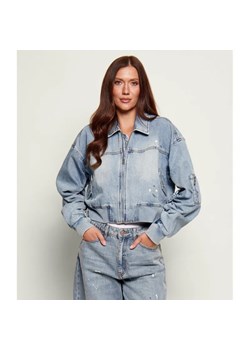 GUESS Jeansowa kurtka bomber ANNA | Cropped Fit ze sklepu Gomez Fashion Store w kategorii Kurtki damskie - zdjęcie 188694608