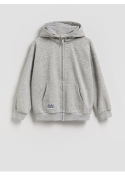 Reserved - Rozpinana bluza oversize - jasnoszary ze sklepu Reserved w kategorii Bluzy chłopięce - zdjęcie 188695149
