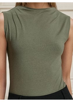 Sinsay - Body - zielony ze sklepu Sinsay w kategorii Bluzki damskie - zdjęcie 188696606