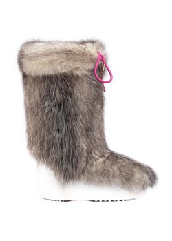 Ocieplacz na obuwie Moon Boot Cover Opossum 140C0V01001 Brązowy ze sklepu eobuwie.pl w kategorii Śniegowce damskie - zdjęcie 188696755