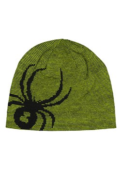 SPYDER Dwustronna czapka beanie "Bug" w kolorze zielonym ze sklepu Limango Polska w kategorii Czapki dziecięce - zdjęcie 188697236