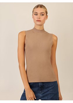 APART Top dzianinowy w kolorze karmelowym ze sklepu Limango Polska w kategorii Bluzki damskie - zdjęcie 188699867