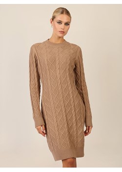APART Sukienka dzianinowa w kolorze karmelowym ze sklepu Limango Polska w kategorii Sukienki - zdjęcie 188699879