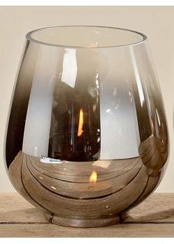 Boltze Świecznik "Grazia" w kolorze srebrnym - wys. 15 cm ze sklepu Limango Polska w kategorii Świeczniki - zdjęcie 188700656