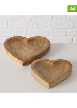 Boltze Miski (2 szt.) "Amira" w kolorze jasnobrązowym do serwowania ze sklepu Limango Polska w kategorii Misy i tace dekoracyjne - zdjęcie 188700757