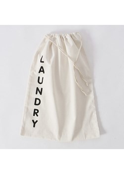 Boltze Worek "Laundy" w kolorze biało-czarnym na pranie - wys. 56 cm ze sklepu Limango Polska w kategorii Akcesoria łazienkowe - zdjęcie 188700889