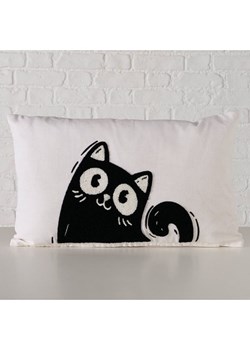 Boltze Poduszka "Mollie" w kolorze biało-czarnym - 50 x 30 cm ze sklepu Limango Polska w kategorii Poduszki dekoracyjne - zdjęcie 188701088