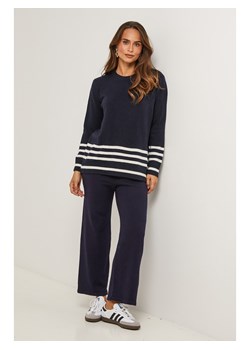 Soft Cashmere 2-częściowy zestaw w kolorze granatowym ze sklepu Limango Polska w kategorii Swetry damskie - zdjęcie 188701666