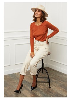 Soft Cashmere Sweter w kolorze ceglanym ze sklepu Limango Polska w kategorii Swetry damskie - zdjęcie 188701755