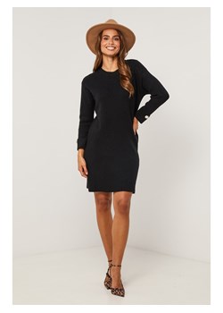 Soft Cashmere Sukienka dzianinowa w kolorze czarnym ze sklepu Limango Polska w kategorii Sukienki - zdjęcie 188701989
