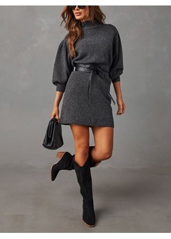 LA Angels Sukienka dzianinowa w kolorze antracytowym ze sklepu Limango Polska w kategorii Sukienki - zdjęcie 188702045