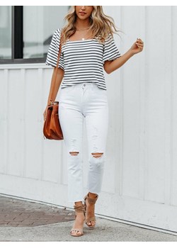 LA Angels Koszulka w kolorze czarno-białym ze sklepu Limango Polska w kategorii Bluzki damskie - zdjęcie 188702867