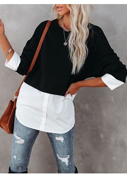 LA Angels Bluza w kolorze czarno-białym ze sklepu Limango Polska w kategorii Bluzy damskie - zdjęcie 188703219