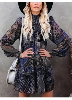 LA Angels Sukienka w kolorze czarno-niebieskim ze sklepu Limango Polska w kategorii Sukienki - zdjęcie 188703498