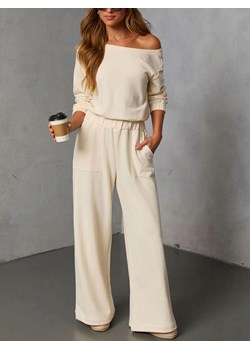 LA Angels 2-częściowy zestaw w kolorze kremowym ze sklepu Limango Polska w kategorii Spodnie damskie - zdjęcie 188704438