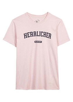 Herrlicher Koszulka w kolorze jasnoróżowym ze sklepu Limango Polska w kategorii T-shirty męskie - zdjęcie 188707088