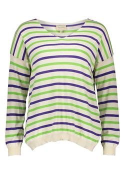Herrlicher Sweter w kolorze kremowo-zielono-fioletowym ze sklepu Limango Polska w kategorii Swetry damskie - zdjęcie 188707509