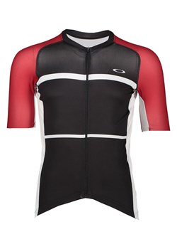 Oakley Koszulka kolarska "Colorblock" w kolorze czerwono-czarnym ze sklepu Limango Polska w kategorii T-shirty męskie - zdjęcie 188707835