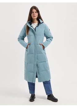 TRAVELIN' Płaszcz pikowany "Freya" w kolorze błękitnym ze sklepu Limango Polska w kategorii Kurtki damskie - zdjęcie 188708457