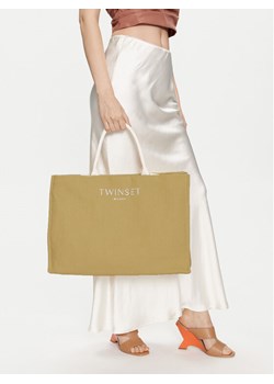 TWINSET Torebka 241TD8110 Beżowy ze sklepu MODIVO w kategorii Torby Shopper bag - zdjęcie 188708865
