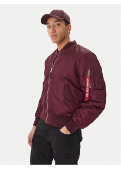 Alpha Industries Kurtka bomber 258500 Bordowy Regular Fit ze sklepu MODIVO w kategorii Kurtki męskie - zdjęcie 188708909