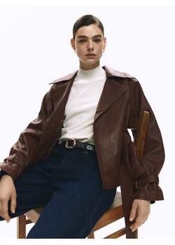 Reserved - Dzianinowa kamizelka z wełną - złamana biel ze sklepu Reserved w kategorii Swetry damskie - zdjęcie 188709589