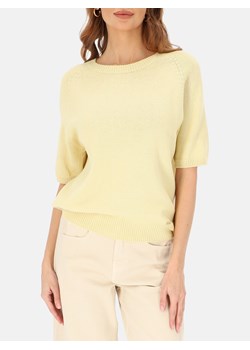 Żółty bawełniany sweter damski L’AF Rubi ze sklepu Eye For Fashion w kategorii Swetry damskie - zdjęcie 188710576