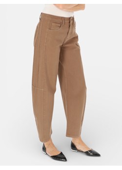 Brązowe jeansy damskie slouchy L’AF Mario ze sklepu Eye For Fashion w kategorii Jeansy damskie - zdjęcie 188710585