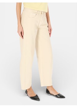 Kremowe jeansy damskie slouchy L’AF Mario ze sklepu Eye For Fashion w kategorii Jeansy damskie - zdjęcie 188710597