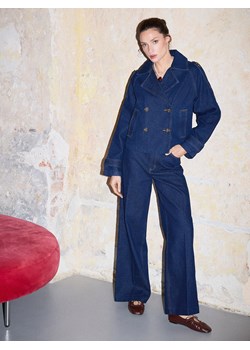 Mohito - Jeansy wide leg - granatowy ze sklepu Mohito w kategorii Jeansy damskie - zdjęcie 188710668