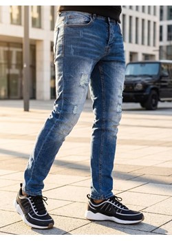 Spodnie męskie niebieskie Dstreet UX3821 ze sklepu DSTREET.PL w kategorii Spodnie męskie - zdjęcie 188710756