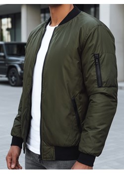 Kurtka męska bomber jacket zielona Dstreet TX4425 ze sklepu DSTREET.PL w kategorii Kurtki męskie - zdjęcie 188710815