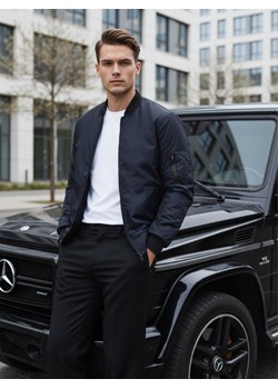 Kurtka męska bomber jacket granatowa Dstreet TX4424 ze sklepu DSTREET.PL w kategorii Kurtki męskie - zdjęcie 188710877