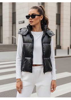 Kamizelka damska pikowana OSHE czarna Dstreet TY3706 ze sklepu DSTREET.PL w kategorii Kamizelki damskie - zdjęcie 188710939