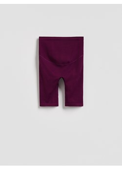 Reserved - Prążkowane kolarki - fioletowy ze sklepu Reserved w kategorii Szorty - zdjęcie 188711169