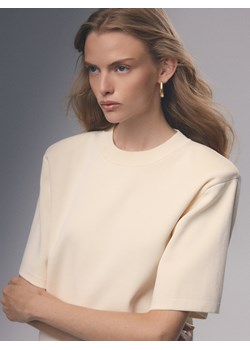 Reserved - Sweter z wiskozą - złamana biel ze sklepu Reserved w kategorii Swetry damskie - zdjęcie 188711229