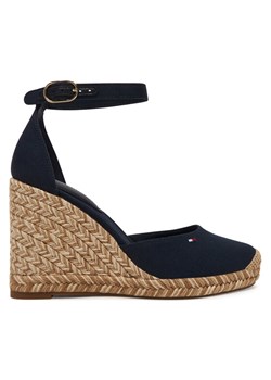 Espadryle Tommy Hilfiger Wedge FW0FW09225 Granatowy ze sklepu eobuwie.pl w kategorii Espadryle damskie - zdjęcie 188711537