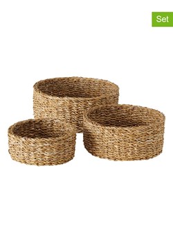 Boltze Kosze (3 szt.) "Sophy" w kolorze jasnobrązowym ze sklepu Limango Polska w kategorii Pojemniki kuchenne - zdjęcie 188711907