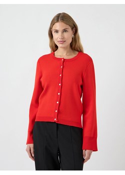 YAS Kardigan "Yas" w kolorze czerwonym ze sklepu Limango Polska w kategorii Swetry damskie - zdjęcie 188712486
