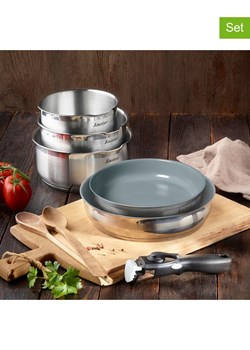 Sauter 6-częściowy zestaw w kolorze srebrnym ze sklepu Limango Polska w kategorii Garnki - zdjęcie 188712806