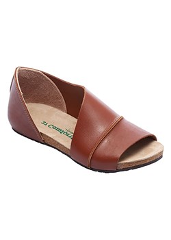 Comfortfusse Skórzane baleriny w kolorze brązowym ze sklepu Limango Polska w kategorii Balerinki - zdjęcie 188713796
